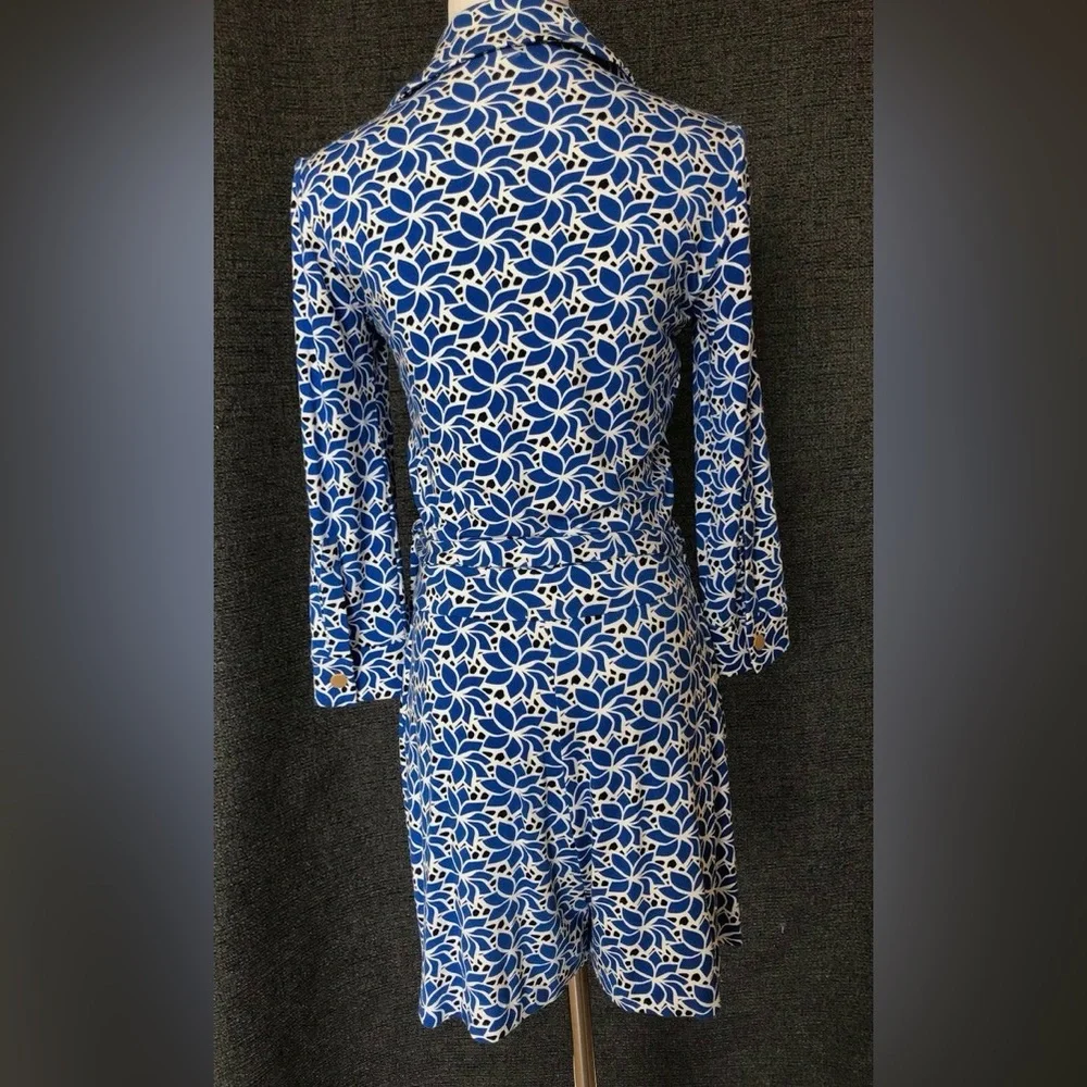 Diane von Furstenberg (DVF) Celeste Printed Silk Romper - Size 14 - Picture 3 of 5